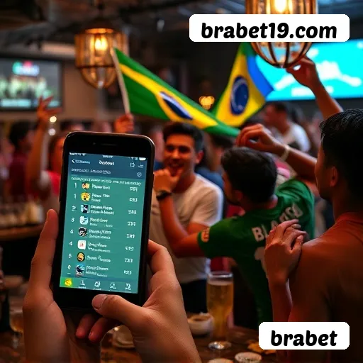 Aplicativo móvel brabet para iOS e Android